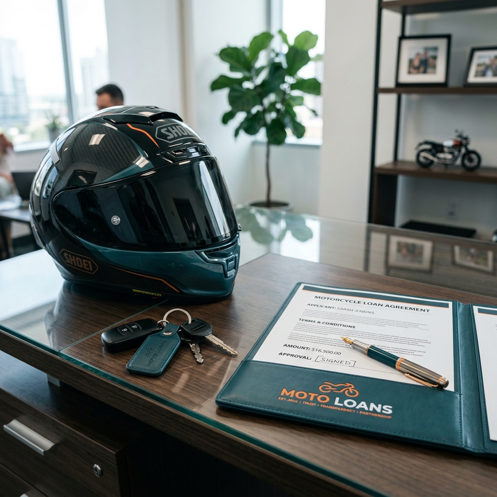 Documentos y llaves de la moto